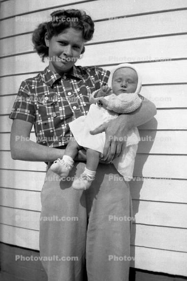 Baby, Daughter, Newborn, 1940s