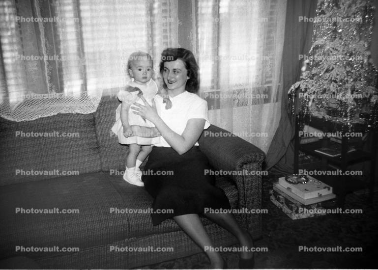 Tree, Mother and Daughter, sofa, 1950s