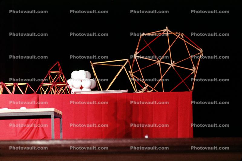 polyhedra, Vector Equilibrium, Octohedron, Tetrahedron, octet truss, "Conversations with Buckminster Fuller" event, New York City