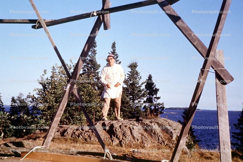 Tensegrity Dome, Bear Island, Maine