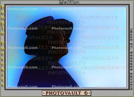 Man, Male, Profile, Hat, Smiles, Nose, Malibu, California