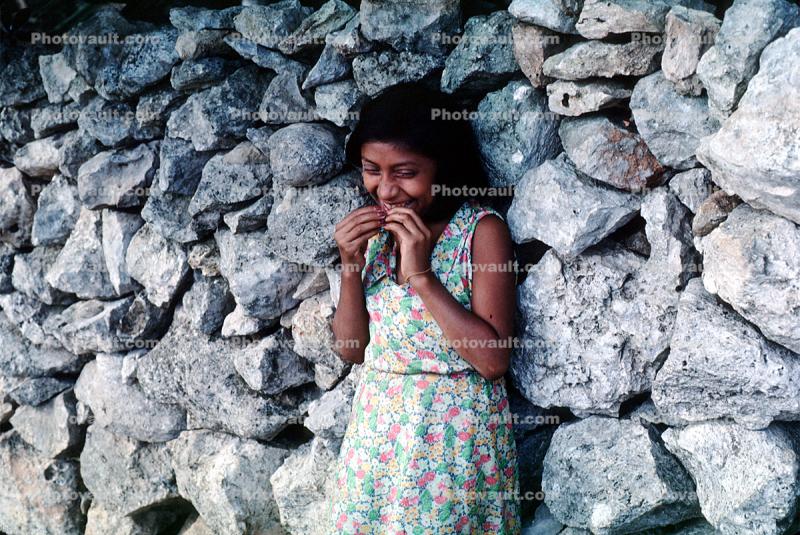 Girl, Face, Smiles, Yucatan Peninsula, Mexico