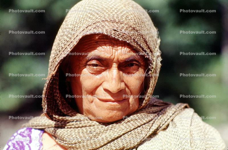 woman, old, octogenarian, female, ethnic, garb, shawl, clothing, style, dress, native, traditional, indeginous, indigenous, wear, outfit, Lady, mature, senior citizen, face, Women