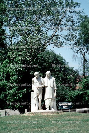 Mohandas Karamchand Gandhi statue, Monument, marching, liberation, near Ahmedabad