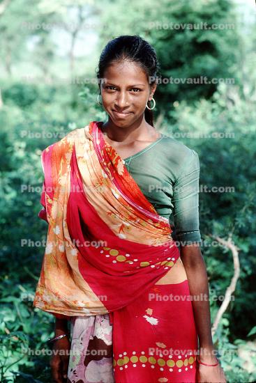Woman, Female, Sari, near Ahmedabad