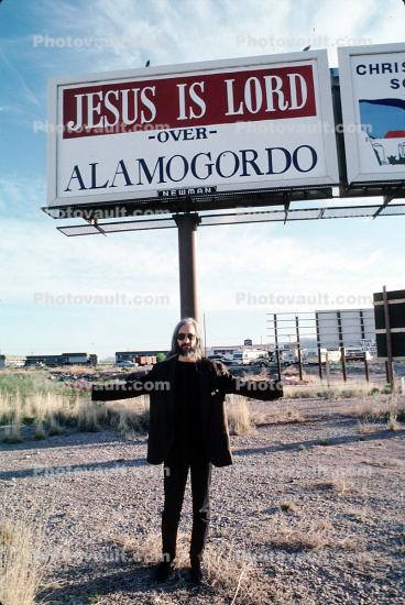 Jesus Is Lord Billboard, Alamogordo, Otero County