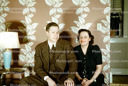 Man, Male, 1940s, Woman, Female