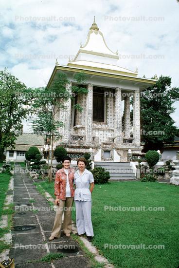 Women, Temple, Bangkok