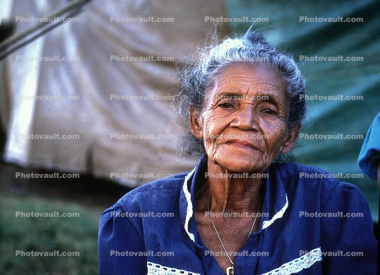 Woman, face, Managua, Nicaragua