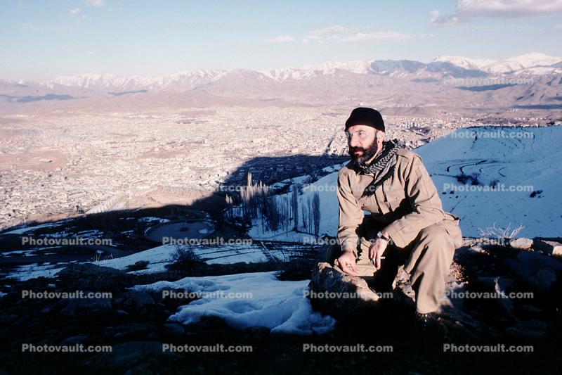 Man in the mountains, Sadiq, near Sanandaj, Kurdistan, Iran