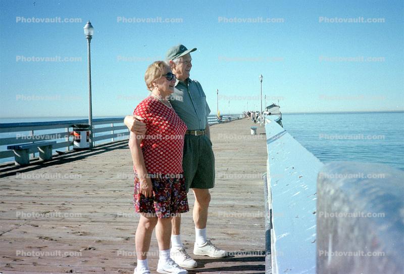 Husband and Wife on a pier