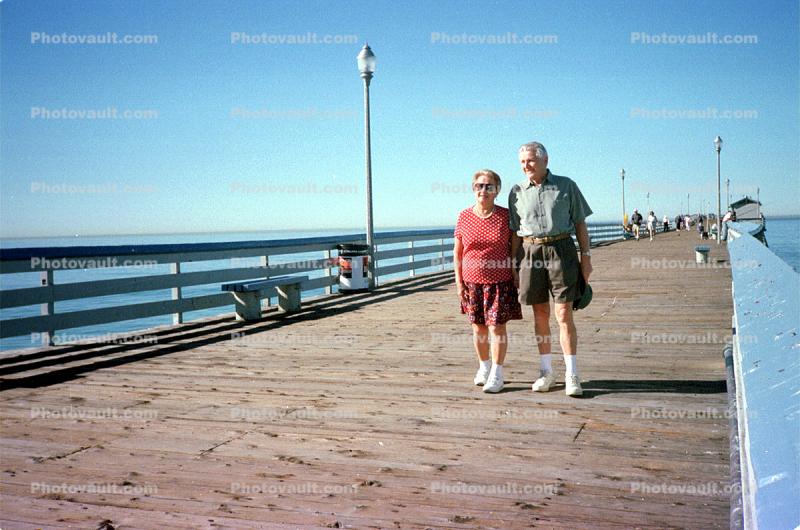 Husband and Wife on a pier