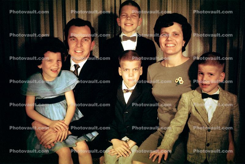 Smiles, laughing, Family, Mother, Father, Dad, Mom, July 1964, 1960s