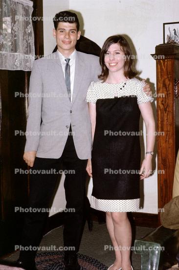 Teens, smiles, boys, girls, June 1967, 1960s