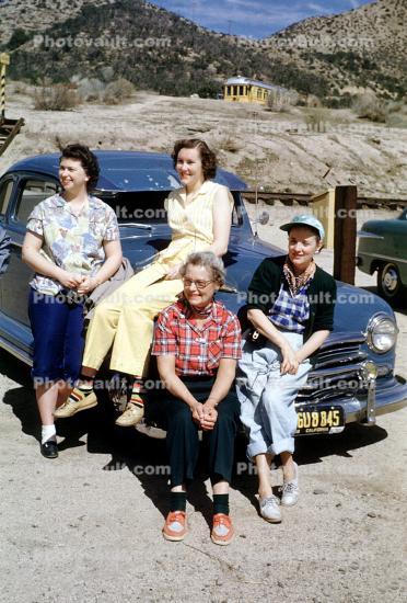 women, car, trolley, automobile, vehicles, 1962, 1960s