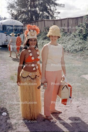 Grass Skirt, Hats, Pants, Purse, January 18 1963, 1960s