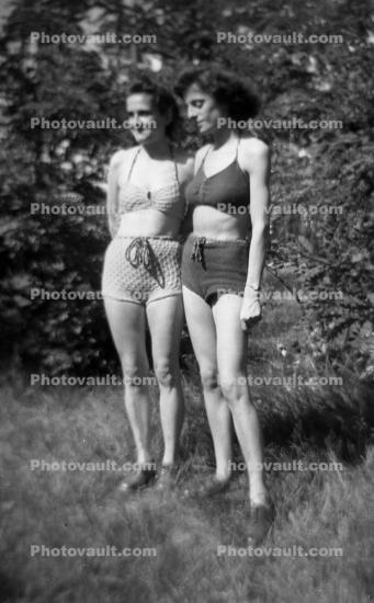 Ladies in their Bikini's, 1940s