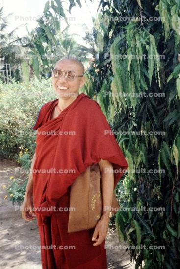 Buddhist Monk, Smiles, Robes