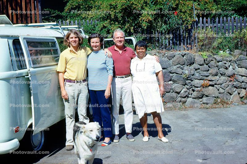 Volkswagen Van, family, group, 1960s