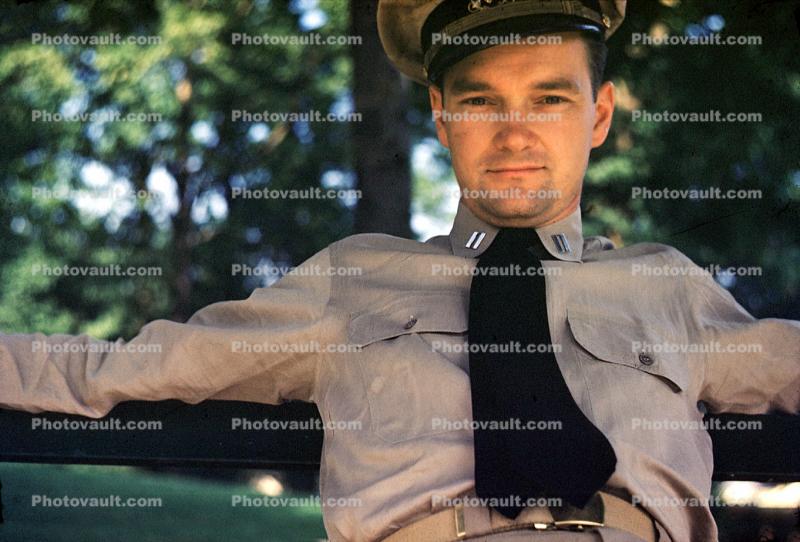 Man, Male, Uniform, Young, Tie, 1940s