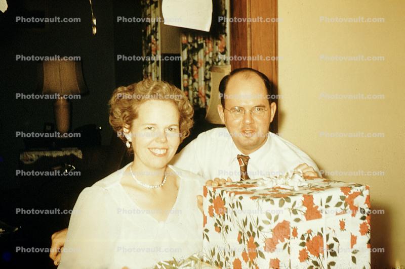 Husband, Wife, Smiles, Couple, 1940s