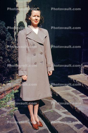 Janet, Woman, Coat, Wilmington, 1943, 1940s