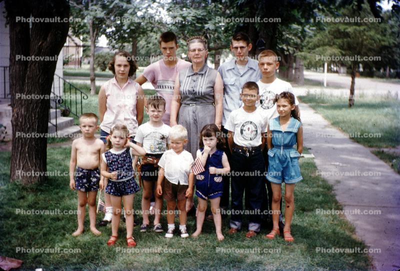 Group, Family, 1950s