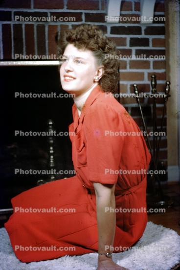 Woman Sitting, 1940s