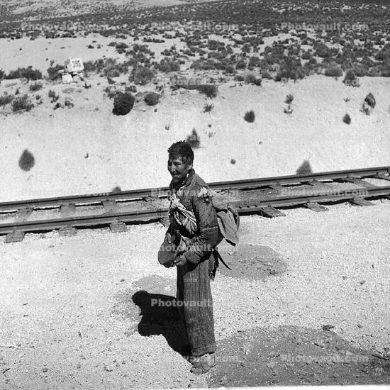 Begging Man, male, railroad tracks, Cuzco