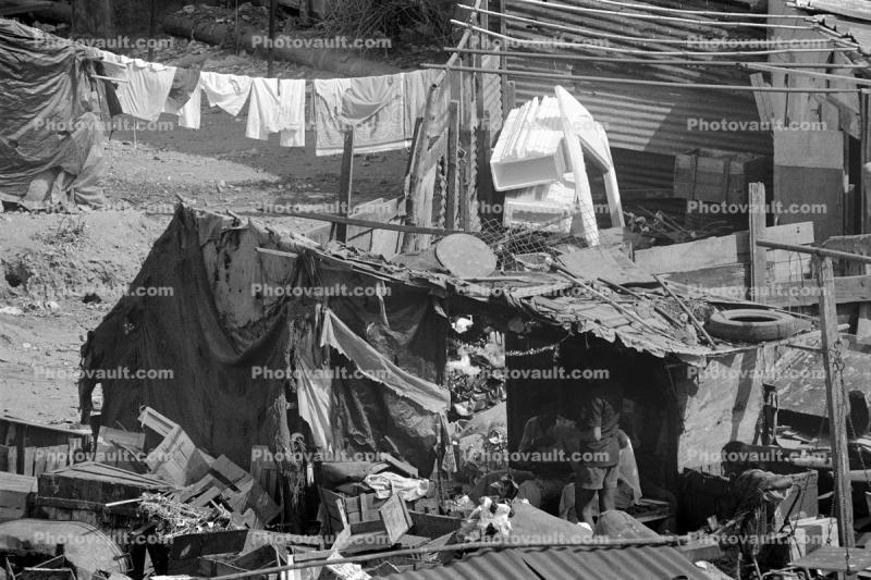 Slums of Mumbai, shacks, Mumbai (Bombay), India