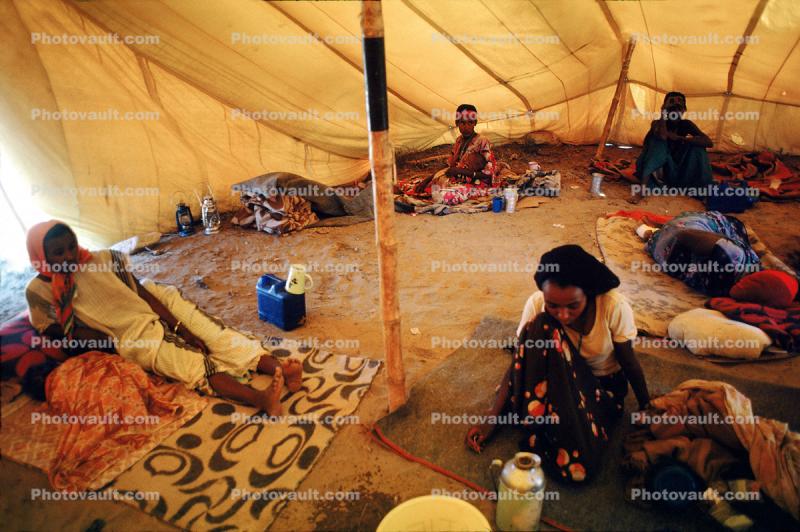 Tuberculosis Tent, Refugee Camp, Somalia, Refugee Camp, near the Ethiopia Somalia border, African Diaspora, Somalia