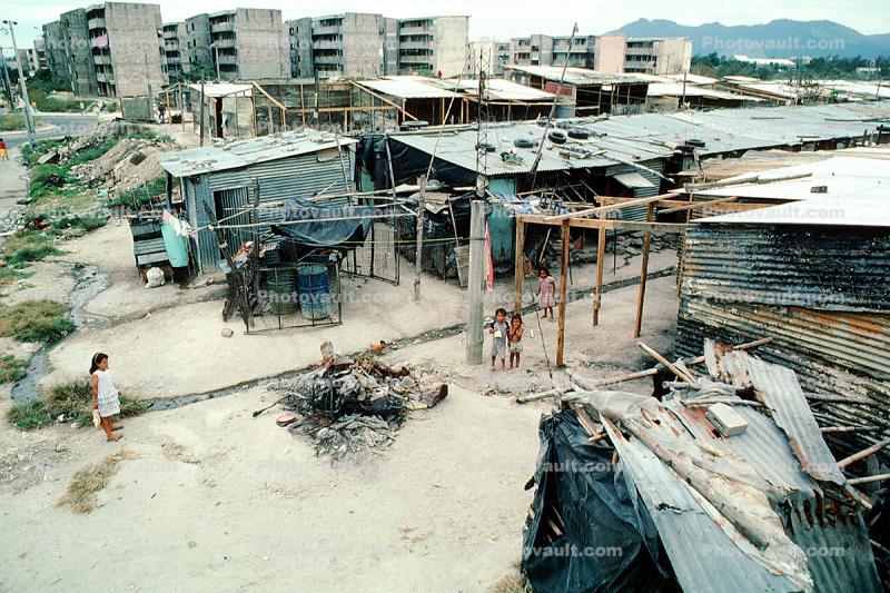 Shanty Town, Shacks, San Salvador