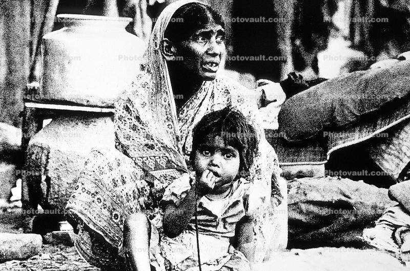 Mother and Daughter in Poverty