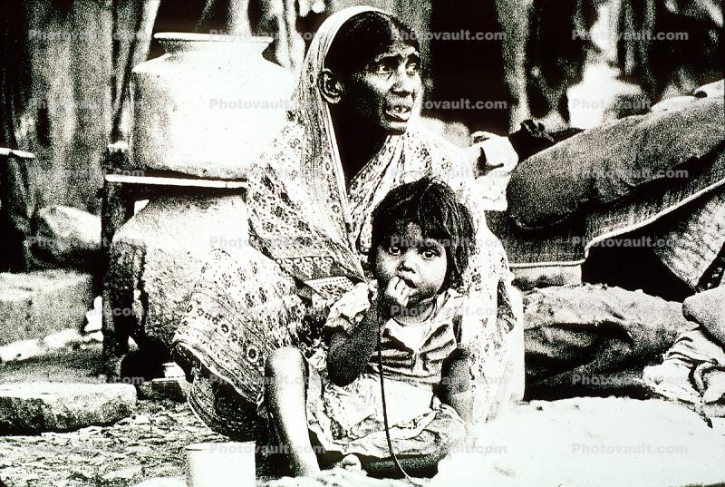 Mother and Daughter, Poverty