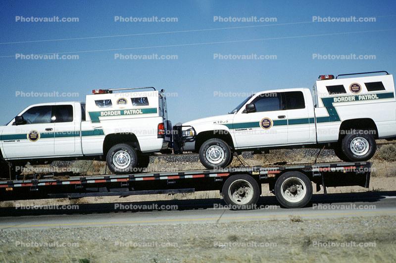 Border Patrol PickupTrucks, 26 January 2002