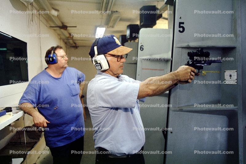 shooting Range, Pistol, Firing Guns