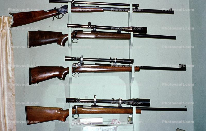 Rifles, Scope, Rack