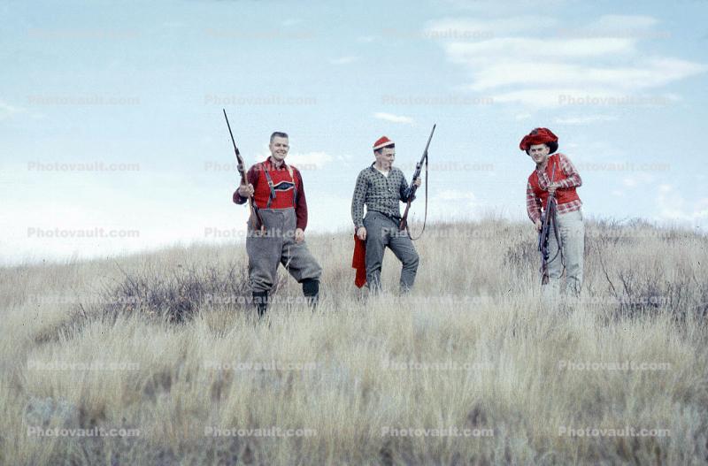 Hunters, Rifles, Men