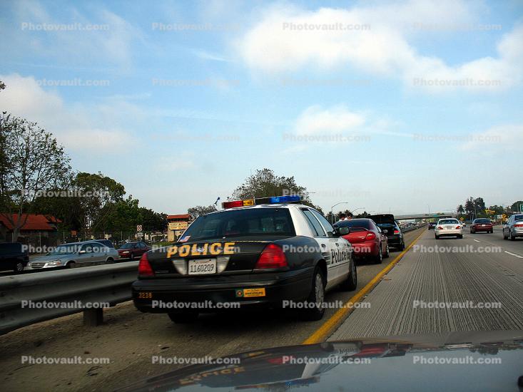 Police, Cars, Automobile, Vehicles, Highway 101, Ventura County, California