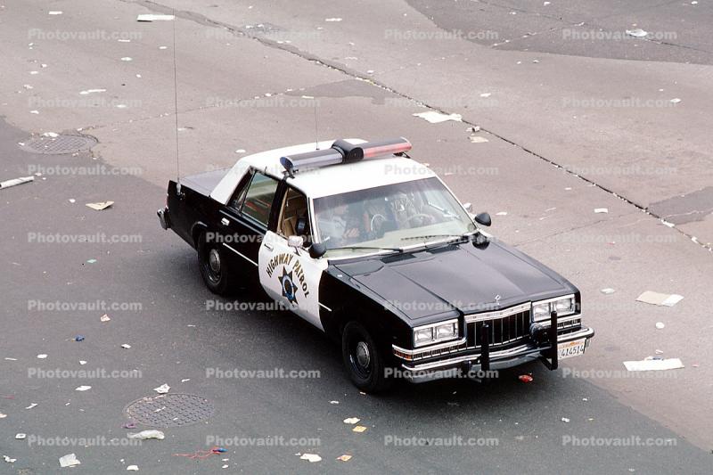 Dodge Diplomat Car, Golden Gate Bridge 50th Anniversary, California Highway Patrol, CHP