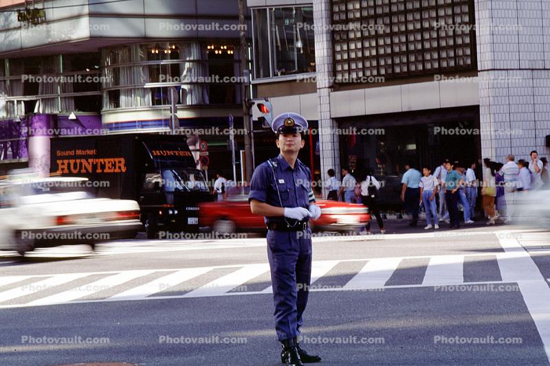 Traffic Control Cop, Ginza District, Tokyo, Uniform