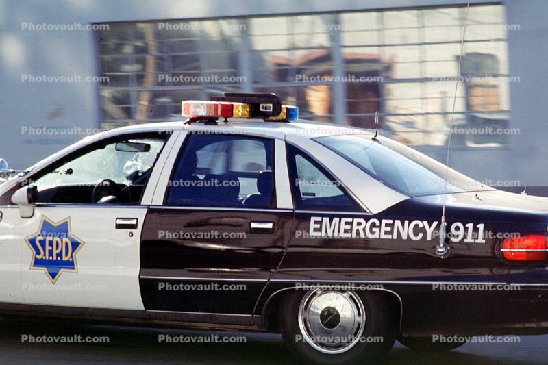 SFPD Squad Car, Chevy Caprice, Chevrolet