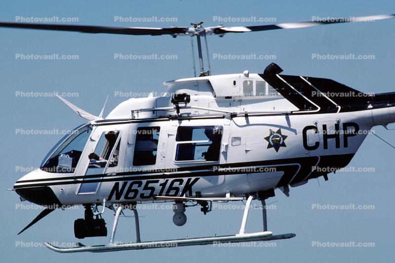 N6516K, CHP, California Highway Patrol, FLIR, Bell 206L-3, Long Ranger