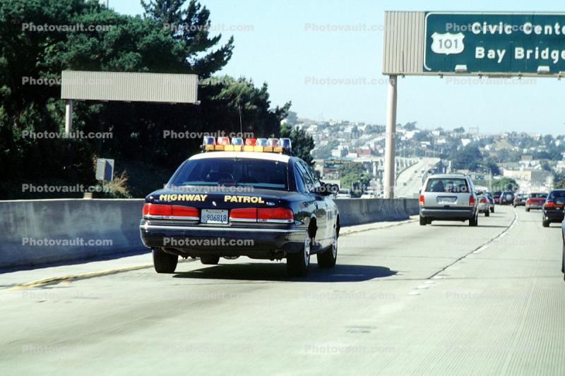 squad car, Highway 101, Ford Interceptor
