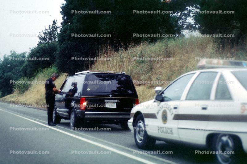 Speeding, ticket, traffic, Monterey Police, car, van, PCH, Pacific Coast Highway