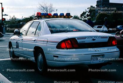 Postal Police, squad car, Chevrolet, Chevy