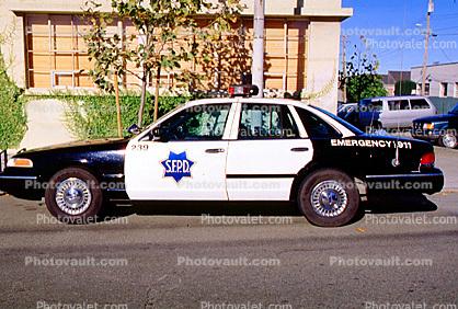 squad car SFPD, Chevrolet Caprice, Chevy