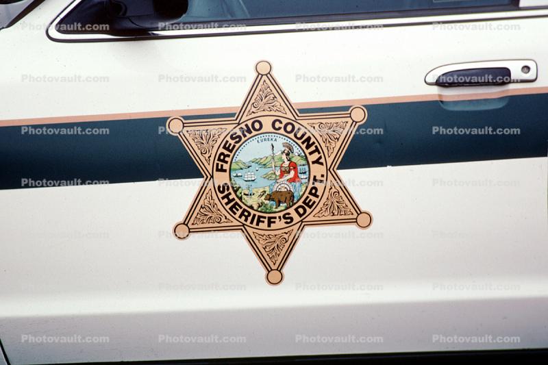 Fresno County Sheriffs Department, badge, emblem, star