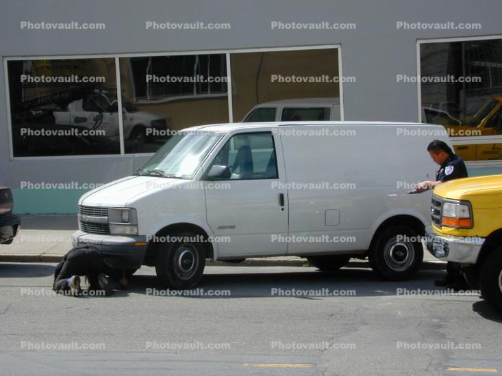 Towing a Van, 17th street, Potrero Hill