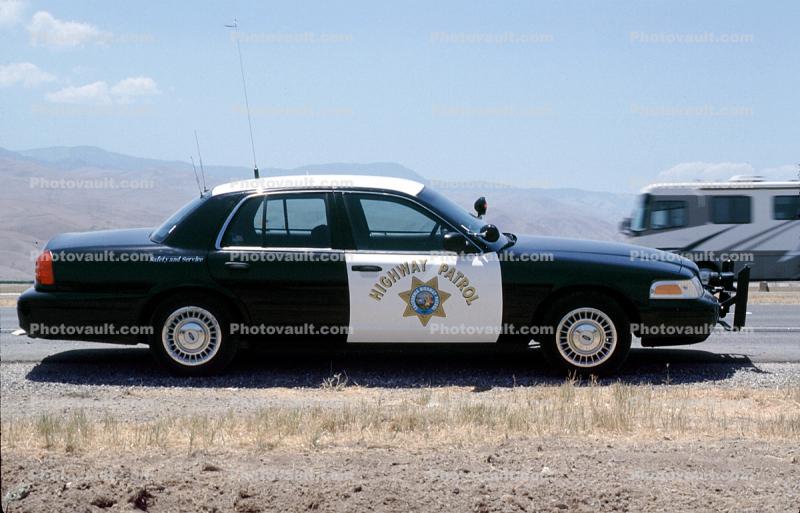 CHP, Squad Car, Kern County, Interstate Highway I-5, Ford Interceptor